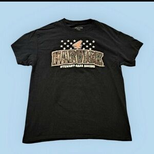 Kevin Harvick #4 Stewart-Haas racing Nascar black tee size mens large